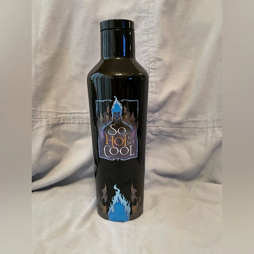 NEW Walt Disney Parks Villains Hades Water‎ Bottle Corkcicle 